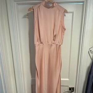 Lulus High Collar Bridesmaids Dress